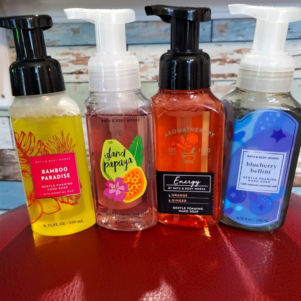 Bath and Body Works Assortment of 4 Foaming Hand Soaps